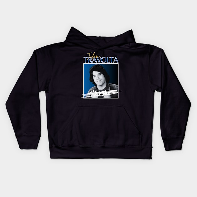 John travolta///original retro Kids Hoodie by DetikWaktu